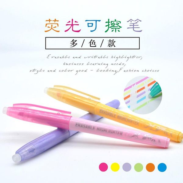 highlighters 6pcs/lot colorful obligue erasable marker pen fluorescent kids gift, Black;red
highlighters 6pcs/lot colorful obligue erasable marker pen fluorescent kids gift, Black;red