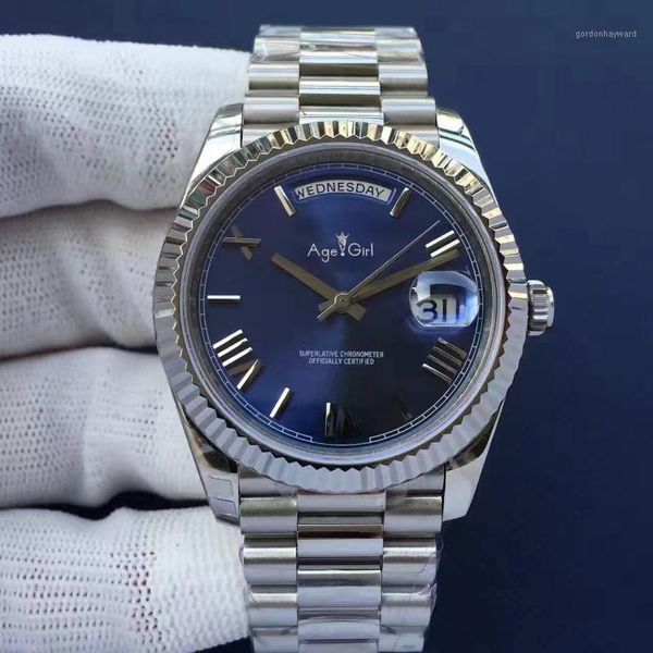 wristwatches men daydate gold silver black blue watch automatic mechanical stainless steel sapphire white rome dial, Slivery;brown
wristwatches men daydate gold silver black blue watch automatic mechanical stainless steel sapphire white rome dial, Slivery;brown