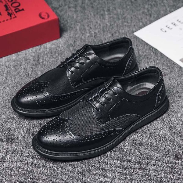 dress shoes 2021british style casual brogues lazy sets breathable driving men oxfords fashion brand man male loafers, Black
dress shoes 2021british style casual brogues lazy sets breathable driving men oxfords fashion brand man male loafers, Black