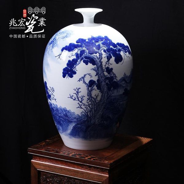 vases jingdezhen ceramics painted blue and white porcelain vase living room tv cabinet decoration home furnishing ornaments
vases jingdezhen ceramics painted blue and white porcelain vase living room tv cabinet decoration home furnishing ornaments