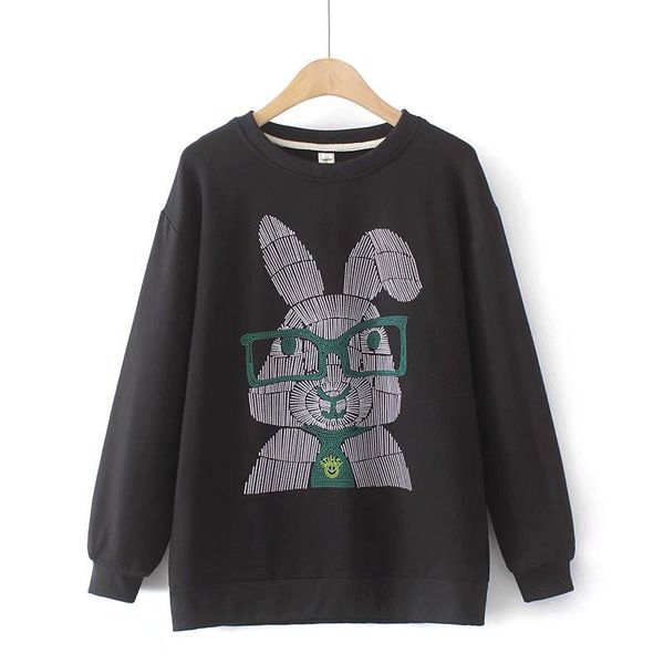 women's hoodies & sweatshirts plus size o-neck kawaii print loose 2021 fashion black gray autum pullover woman clothes
women's hoodies & sweatshirts plus size o-neck kawaii print loose 2021 fashion black gray autum pullover woman clothes