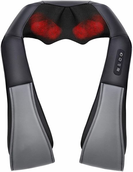 neck and shoulder massager deep kneading shiatsu massage adjustable intensity with heat
neck and shoulder massager deep kneading shiatsu massage adjustable intensity with heat