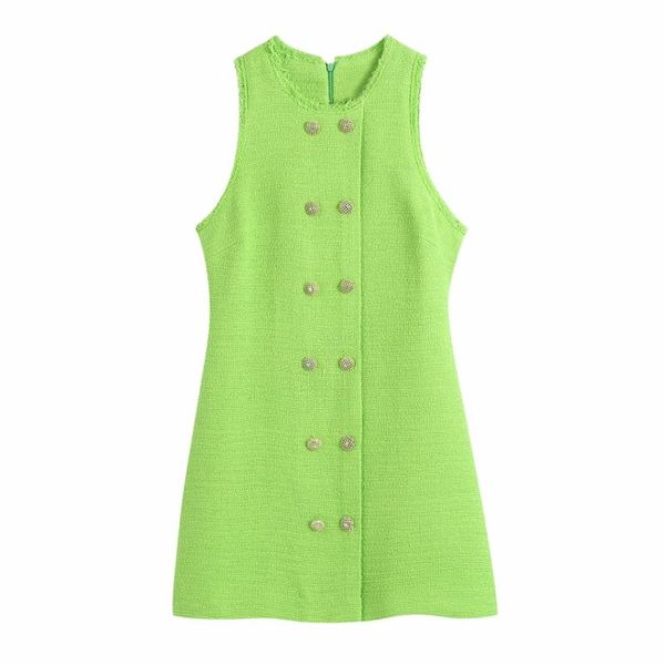 casual dresses summer women double breasted green mini vest dress female sleeveless clothes lady loose vestido d7886, Black;gray
casual dresses summer women double breasted green mini vest dress female sleeveless clothes lady loose vestido d7886, Black;gray