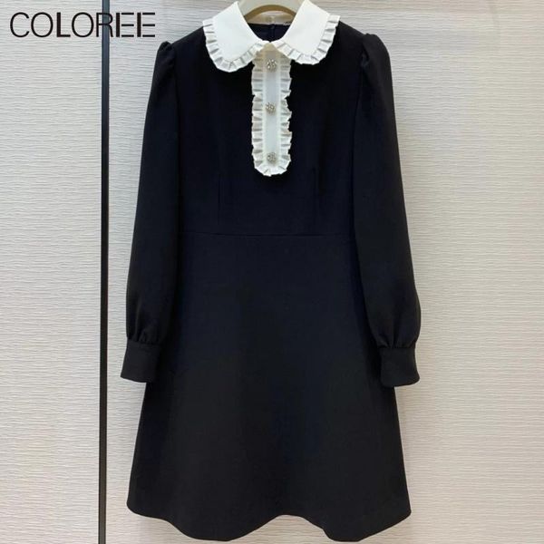 ladies elegant ruffles office dress 2021 spring autumn vintage diamonds buttons long sleeve a-line mini women casual dresses, Black;gray
ladies elegant ruffles office dress 2021 spring autumn vintage diamonds buttons long sleeve a-line mini women casual dresses, Black;gray