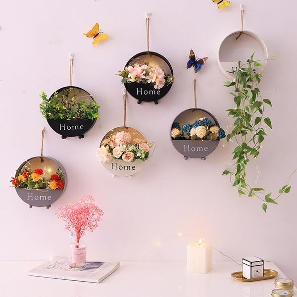 flower pots on the wall nordic style wrought iron green baskets home decorations living room pendants craft gifts decorative objects & figur
flower pots on the wall nordic style wrought iron green baskets home decorations living room pendants craft gifts decorative objects & figur