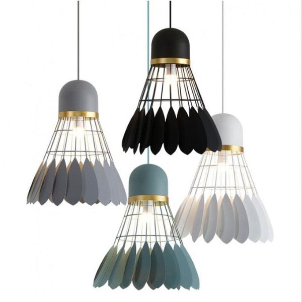 pendant lamps american creative badminton chandeliers nordic modern personality restaurant bar gym hall corridor lights
pendant lamps american creative badminton chandeliers nordic modern personality restaurant bar gym hall corridor lights
