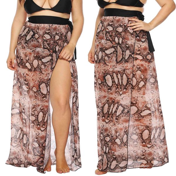 women's plus size large leopard print bandage irregular one piece beach skirt chiffon f6202
women's plus size large leopard print bandage irregular one piece beach skirt chiffon f6202