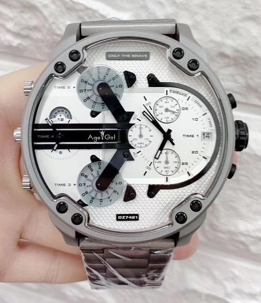 wristwatches classic silver white stainless steel men watch mr. daddy chronograph sapphire sport satch oversized watches, Slivery;brown
wristwatches classic silver white stainless steel men watch mr. daddy chronograph sapphire sport satch oversized watches, Slivery;brown
