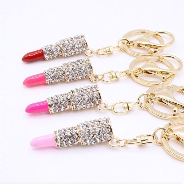 keychains fashion metal full rhinestone lipstick red keychain bag pendant key chain for woman gift, Silver
keychains fashion metal full rhinestone lipstick red keychain bag pendant key chain for woman gift, Silver