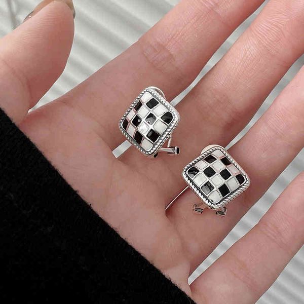 earrings charms silver ruitai s925 sterling square chessboard lattice female minority design net red high-grade light luxury, Golden
earrings charms silver ruitai s925 sterling square chessboard lattice female minority design net red high-grade light luxury, Golden