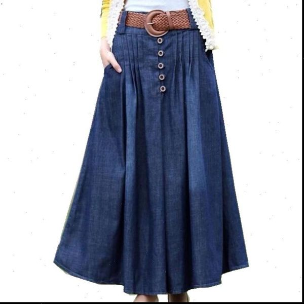 denim long pendulum pleated womens skirts was thin korean version of large cross border cowboy wholesale, Black
denim long pendulum pleated womens skirts was thin korean version of large cross border cowboy wholesale, Black