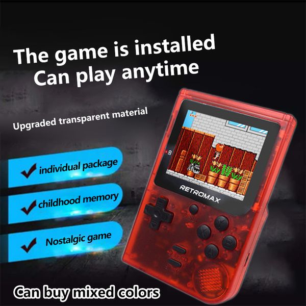 transparent upgrade portable handheld nostalgic handle mini video game console players retro 8 bit 400 in 1 plus av out cable 3.0 inch color
transparent upgrade portable handheld nostalgic handle mini video game console players retro 8 bit 400 in 1 plus av out cable 3.0 inch color