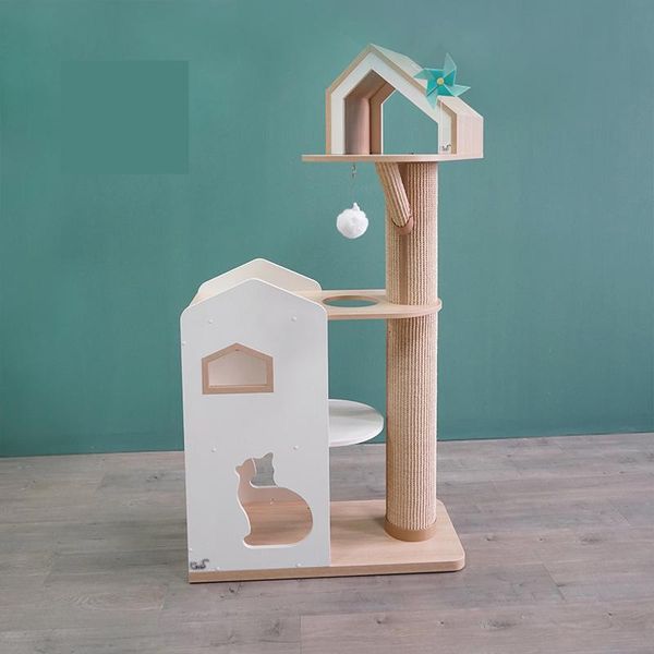cat toys furniture, big castle, color-blocking wooden climbing frame, house sisal bite resistant scratching post,pet supplies
cat toys furniture, big castle, color-blocking wooden climbing frame, house sisal bite resistant scratching post,pet supplies