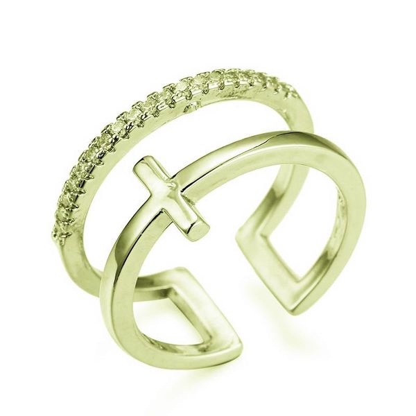 wedding rings fashionable rose gold silver female ring temperament beauty cross zircon opening hand jewelry, Slivery;golden
wedding rings fashionable rose gold silver female ring temperament beauty cross zircon opening hand jewelry, Slivery;golden