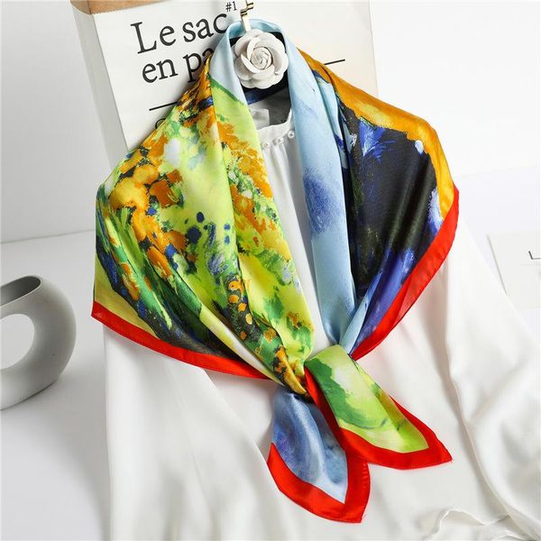 scarves 2021 silk scarf women oil paint sky flowers prined hair band luxury foulard square shawl spring sun protecive pashimina, Blue;gray
scarves 2021 silk scarf women oil paint sky flowers prined hair band luxury foulard square shawl spring sun protecive pashimina, Blue;gray