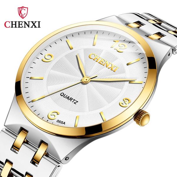 wristwatches chenxi fashion men and women arrive couples watches full steel simple casual waterproof sport quartz ladies wristwatch 055, Slivery;brown
wristwatches chenxi fashion men and women arrive couples watches full steel simple casual waterproof sport quartz ladies wristwatch 055, Slivery;brown