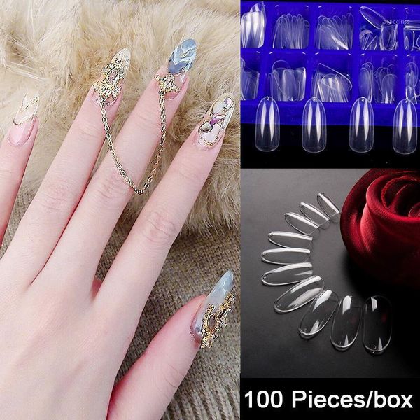 100pcs/box acrylic oval false nails tips full cover fake clear nail manicure press on art designs1, Red;gold
100pcs/box acrylic oval false nails tips full cover fake clear nail manicure press on art designs1, Red;gold