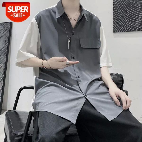2020 summer men's loose hawaiian shirt student short sleeve camisa masculina streetwear french cuff mens fashion shirts #2u0i, White;black
2020 summer men's loose hawaiian shirt student short sleeve camisa masculina streetwear french cuff mens fashion shirts #2u0i, White;black