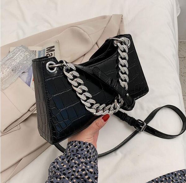 wholesale women handbag summer diamonds chain bag street trend stone rainbow gradient leather handbags fashion alligator armpit shoulder bag, Black;red
wholesale women handbag summer diamonds chain bag street trend stone rainbow gradient leather handbags fashion alligator armpit shoulder bag, Black;red