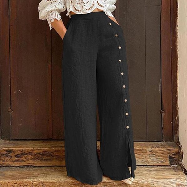 women's pants & capris wide leg women trousers casual homewear straight split elastic waist long ladies joggers sweatpant spring autumn, Black;white
women's pants & capris wide leg women trousers casual homewear straight split elastic waist long ladies joggers sweatpant spring autumn, Black;white