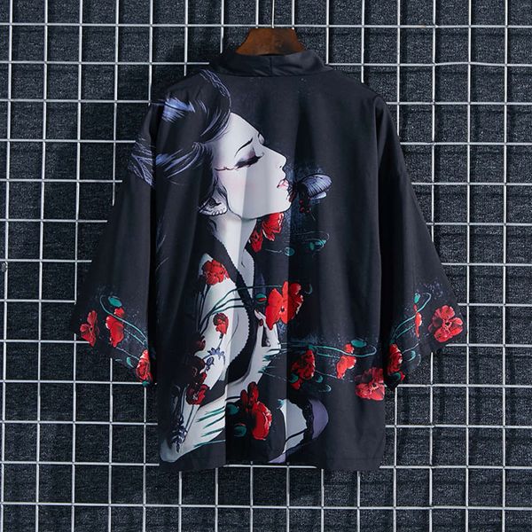 men's casual shirts shirtsummer quarter sleeve shirt men's loose chinese style sunscreen cape coat thin que net red daopao xupb, White;black
men's casual shirts shirtsummer quarter sleeve shirt men's loose chinese style sunscreen cape coat thin que net red daopao xupb, White;black