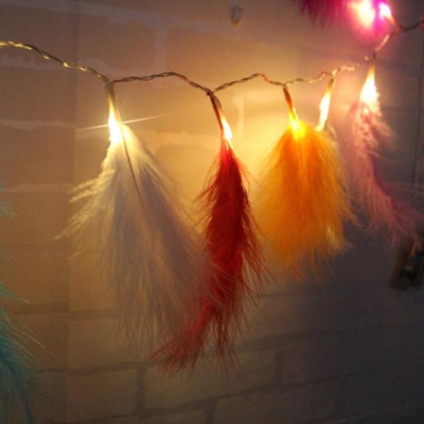 party decoration colorful feather led fairy string lights garland lamp home garden wedding glow supplies
party decoration colorful feather led fairy string lights garland lamp home garden wedding glow supplies