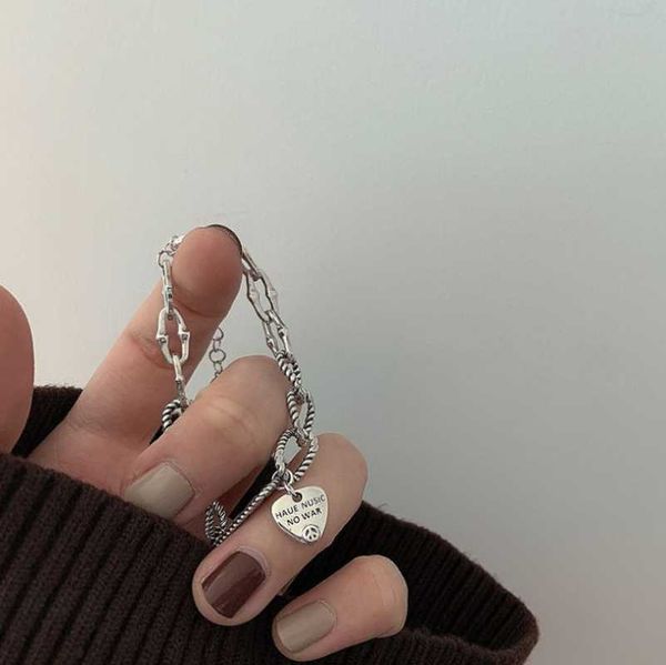 link, chain ins retro simple geometric thick bracelet for women trendy hip hop birthday party gift fine jewelry sab385, Black
link, chain ins retro simple geometric thick bracelet for women trendy hip hop birthday party gift fine jewelry sab385, Black
