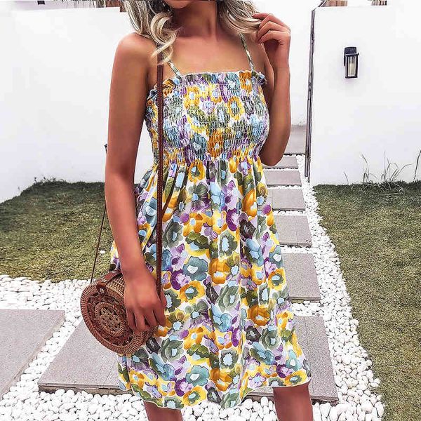 pleated waist slimming halter dress with curl mini a-line beach dress female summer print mid-length suspender dress 210514, Black;gray
pleated waist slimming halter dress with curl mini a-line beach dress female summer print mid-length suspender dress 210514, Black;gray