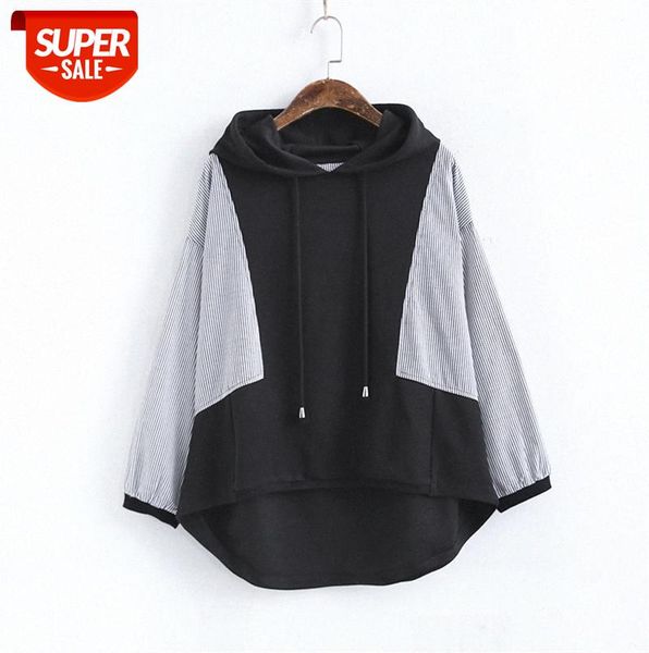 010004 hooded sweatshirt loose spring thin western style striped harajuku casual pullover jacket #pe6l, Black;gray
010004 hooded sweatshirt loose spring thin western style striped harajuku casual pullover jacket #pe6l, Black;gray