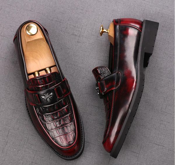 dress shoes 2021 luxury oxford designer crocodile pattern men formal wedding party brogue business leather shoe, Black
dress shoes 2021 luxury oxford designer crocodile pattern men formal wedding party brogue business leather shoe, Black