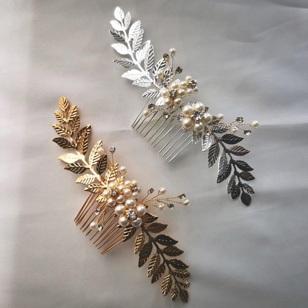 hair clips & barrettes gold silver color leaf comb bridal piece pearls women jewelry handmade vintage wedding ornament, Golden;silver
hair clips & barrettes gold silver color leaf comb bridal piece pearls women jewelry handmade vintage wedding ornament, Golden;silver