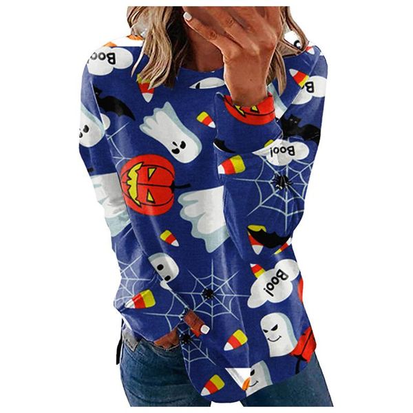 women's hoodies & sweatshirts retro round neck halloween soul pumpkin print long sleeve female loose comfy homewear #g1, Black
women's hoodies & sweatshirts retro round neck halloween soul pumpkin print long sleeve female loose comfy homewear #g1, Black