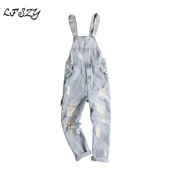 spring and summer jeans men scraped light hole bibs suspenders bib men's overalls size s-xxl, Blue
spring and summer jeans men scraped light hole bibs suspenders bib men's overalls size s-xxl, Blue