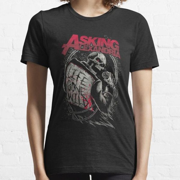 women's t-shirt kingal sleeve short t shirt streetswear harajuku violence asking alexandria, White
women's t-shirt kingal sleeve short t shirt streetswear harajuku violence asking alexandria, White