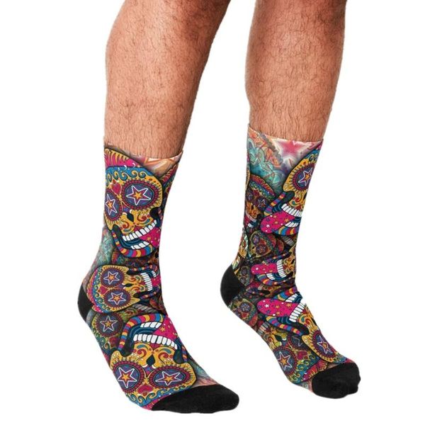 men's socks 2021 funny harajuku crazy sugar skulls printed hip hop men happy cute boys street style for, Black
men's socks 2021 funny harajuku crazy sugar skulls printed hip hop men happy cute boys street style for, Black