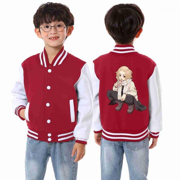 men's jackets tokyo revengers kids baseball coat cute mikey print children long-sleeve single-breasted sportswear cardigan pocket top, Black;brown
men's jackets tokyo revengers kids baseball coat cute mikey print children long-sleeve single-breasted sportswear cardigan pocket top, Black;brown