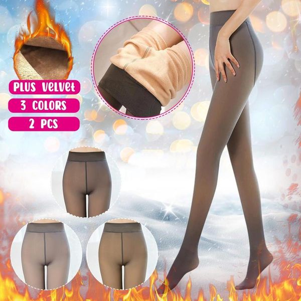 women's pants & capris 2pcs bottoming socks ladies high elastic fake skin-penetrating skin cold weather warm 90g thin fleece trousers 2, Black;white
women's pants & capris 2pcs bottoming socks ladies high elastic fake skin-penetrating skin cold weather warm 90g thin fleece trousers 2, Black;white