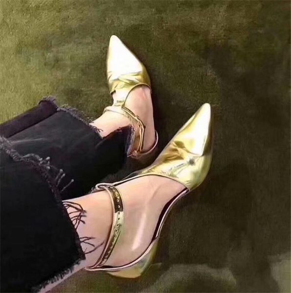 genuine leather gold silver sandals women heels shoes designer hollow out pointed toe party ladies pump, Black
genuine leather gold silver sandals women heels shoes designer hollow out pointed toe party ladies pump, Black