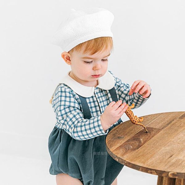 rompers baby boys spanish plaid born jumpsuit infant toddler cotton playsuit boy girls long sleeve overalls outfits, Blue
rompers baby boys spanish plaid born jumpsuit infant toddler cotton playsuit boy girls long sleeve overalls outfits, Blue