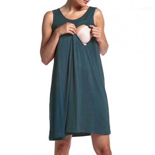 maternity dresses sleeveless nursing dress pregnant women clothing solid color loose pajamas casual tank dresses1, White
maternity dresses sleeveless nursing dress pregnant women clothing solid color loose pajamas casual tank dresses1, White