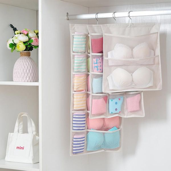 storage boxes & bins wardrobe double-sided underwear panties socks hanging bag dormitory large-capacity waterproof and moisture-proof
storage boxes & bins wardrobe double-sided underwear panties socks hanging bag dormitory large-capacity waterproof and moisture-proof