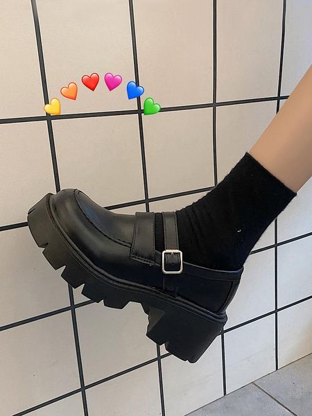 dress shoes women platform leather mary jane lolita spring 2021 ladies girls japanese high heels thick bottom low, Black
dress shoes women platform leather mary jane lolita spring 2021 ladies girls japanese high heels thick bottom low, Black