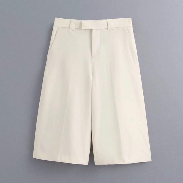 women's pants & capris 2021 fashion elegant women knee length leisure female loose straight comfortable trousers p1600, Black;white
women's pants & capris 2021 fashion elegant women knee length leisure female loose straight comfortable trousers p1600, Black;white