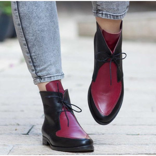 boots ankle women platform lace up buckle shoes thick heel short boot ladies casual footwear plus size winter, Black
boots ankle women platform lace up buckle shoes thick heel short boot ladies casual footwear plus size winter, Black