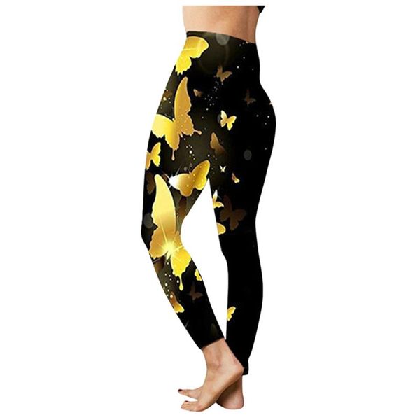 women's leggings training women fashion butterfly print pants plus size casual high waist sport stretch 2021, Black
women's leggings training women fashion butterfly print pants plus size casual high waist sport stretch 2021, Black