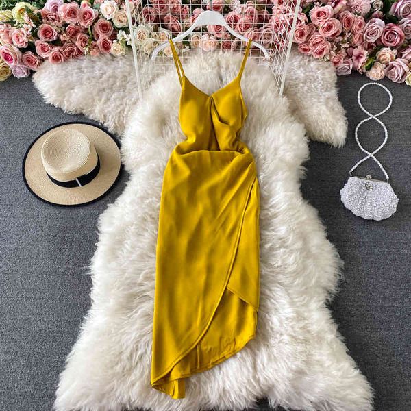 elegant evening dress summer temperament ladies with chest pad v-neck irregular suspender party 210420, Black;gray
elegant evening dress summer temperament ladies with chest pad v-neck irregular suspender party 210420, Black;gray
