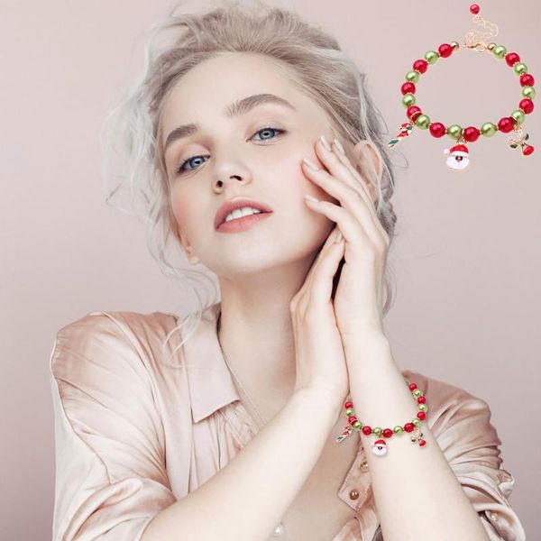 charm bracelets christmas bracelet santa claus xmas tree pendant decorations for home noel navidad 2021 ornaments gift, Golden;silver
charm bracelets christmas bracelet santa claus xmas tree pendant decorations for home noel navidad 2021 ornaments gift, Golden;silver