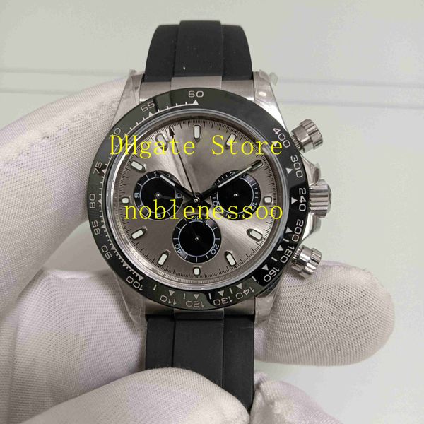 11 color chronograph watch cal.4130 automatic men's 40mm 18k white gold ceramic steel grey dial 116519ln 116520 116506 black 116500ln m, Slivery;brown
11 color chronograph watch cal.4130 automatic men's 40mm 18k white gold ceramic steel grey dial 116519ln 116520 116506 black 116500ln m, Slivery;brown