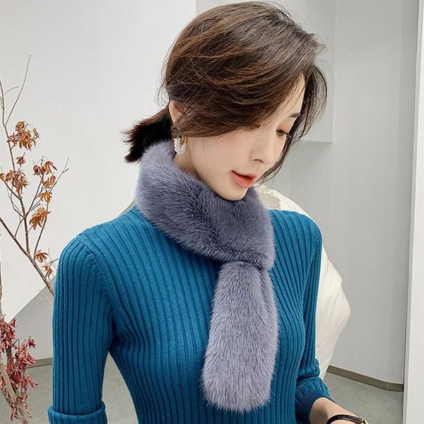 scarves zdfurs*winter keep warm korean style women's fur scarf with mink whole, Blue;gray
scarves zdfurs*winter keep warm korean style women's fur scarf with mink whole, Blue;gray