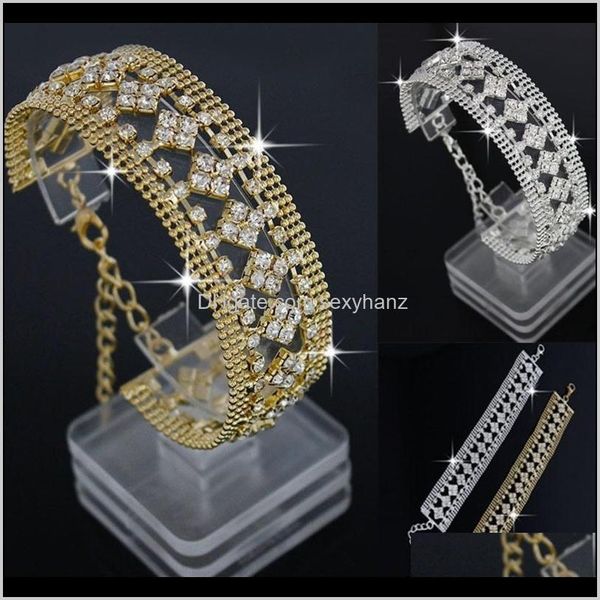 bangle drop delivery 2021 fashion crystal shine bracelets for women european style authentic square flower jewelry gift rf7dl, Black
bangle drop delivery 2021 fashion crystal shine bracelets for women european style authentic square flower jewelry gift rf7dl, Black